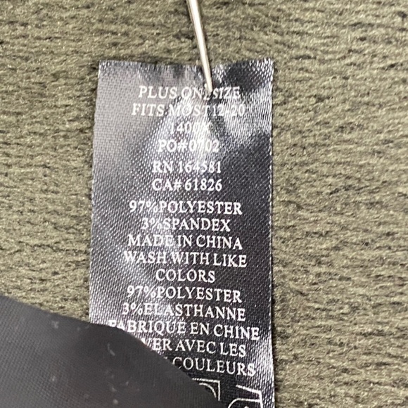 Just Cozy Fleece Lined Pants Womens 12-20 Super Stretchy Black White Pattern PJ - Picture 10 of 10